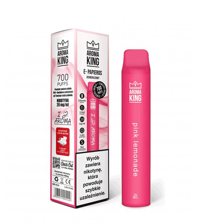 Disposable E Cigarette AROMA King I LOVE Pink Lemonade 20mg