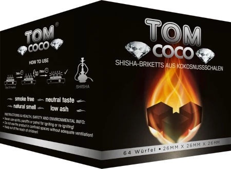 Węgiel do shishy kokosowy Tom Cococha Diamond 1 kg