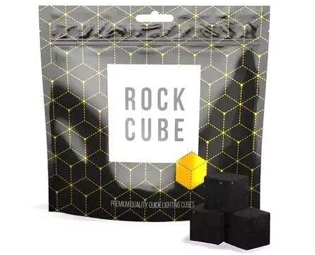 Węgiel do fajki wodnej samorozpalający Rock Cube 25 mm 72 szt