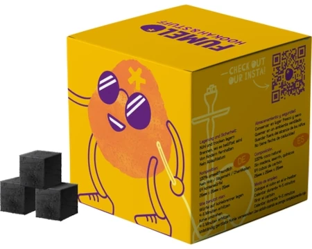 Węgiel do shishy kokosowy Fumelo Premium 1 kg 26 mm