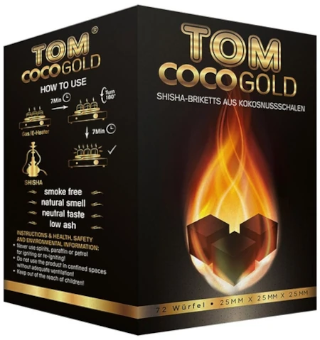 Węgiel do shishy kokosowy Tom Cococha Gold 1kg