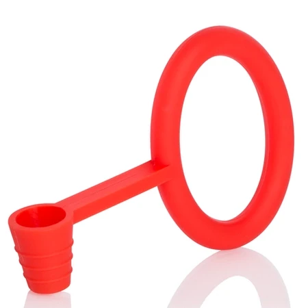 Uchwyt I Uszczelka Na Węża Silikonowy KS Tongo Czerwony