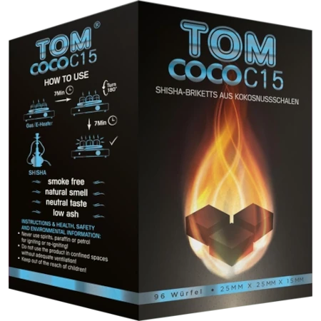 Węgiel Do Shishy Kokosowy Tom Cococha Blue 1kg