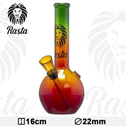 Bong Glass Rasta Lion | 16cm
