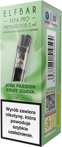Cartridge ELFBAR Elfa Pro Pod Kiwi Passion Fruit Guava 20mg 2ml