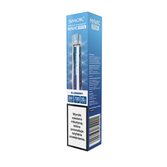 Disposable E-Cigarette SMOK Mavic Crystal Blueberry 2ml 20mg