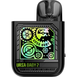 E-Cigarette POD Lost Vape Ursa Baby 2 - Pop Black x Time Gear