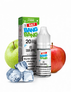 Liquid BANG BANG Salt 10ml - Ice Sour Apple 20mg