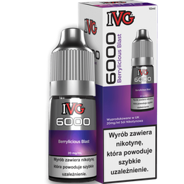 Liquid IVG 6000 Nicotine Salt Berrylicious Blas 20mg 10ml