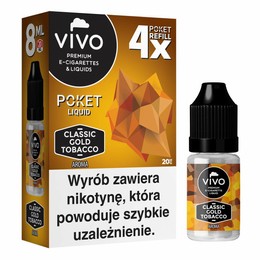 Liquid Vivo Poket - Classic Gold Tobacco 20mg (8ml)