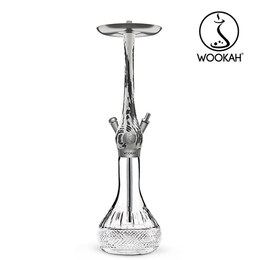 Waterpipe Wookah Crystal Gravity White/Black