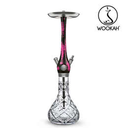 Waterpipe Wookah Crystal Olives Black Pink