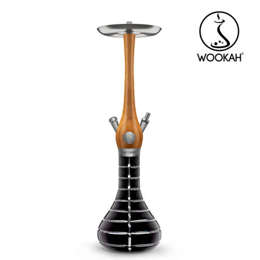 Waterpipe Wookah Mastercut Striped Black Iroko