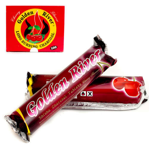 33mm selflighting charcoal for hookah Cherry Quick light charcoal