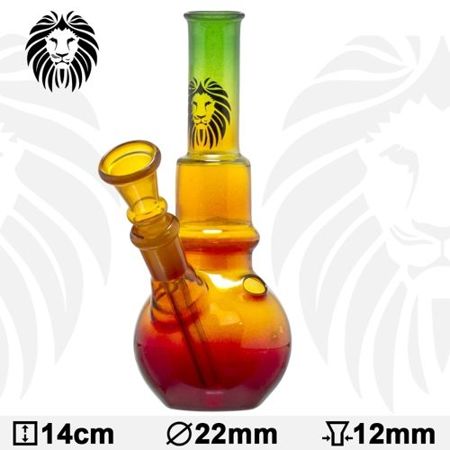 Bong Glass Rasta Levels | 14cm