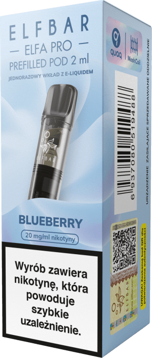 Cartridge ELFBAR Elfa Pro Pod Blueberry 20mg 2ml