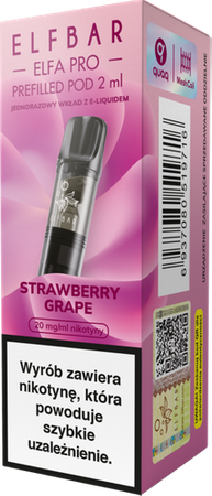 Cartridge ELFBAR Elfa Pro Pod Strawberry Grape 20mg 2ml