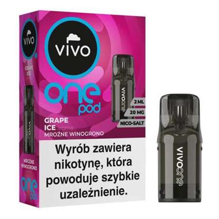 Cartridge VIVO ONE POD 2ml - Grape Ice 20mg