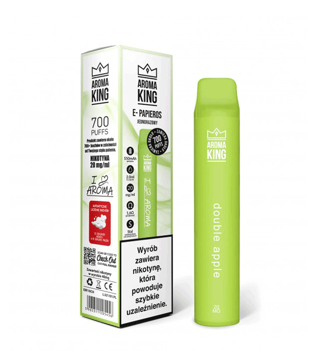 Disposable E-Cigarette AROMA King I LOVE Double Apple 20mg