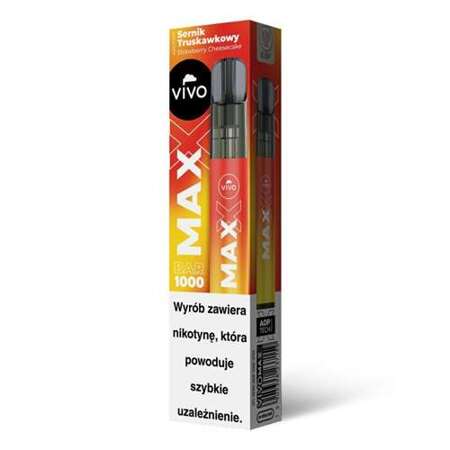 Disposable E-Cigarette VIVO MAXX - Strawberry cheesecake 20mg