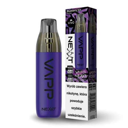 Disposable E-Cigarette VIVO VAPP NEXXT Blueberry Ice 20mg