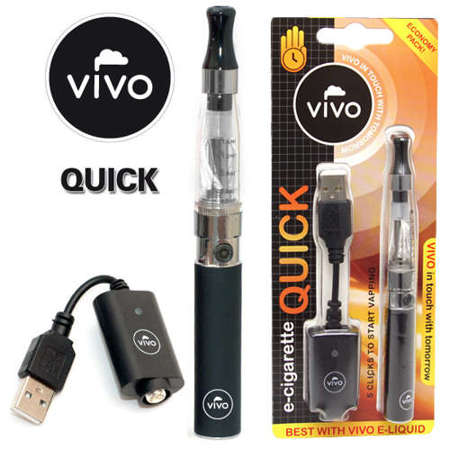 E-Cigarette KIT Vivo QUICK (Black/Clear)