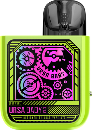 E-Cigarette POD Lost Vape Ursa Baby 2 - Pop Green x Time Gear