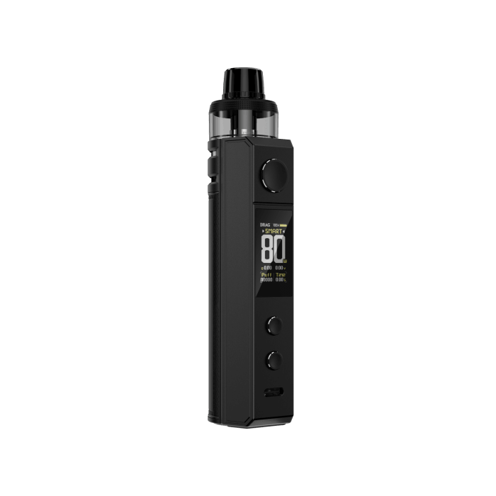 E-Cigarette POD VooPoo Drag H80s - Black