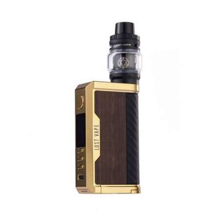 E-cigarette KIT Lost Vape Centaurus Q200 - Gold Teak Wood