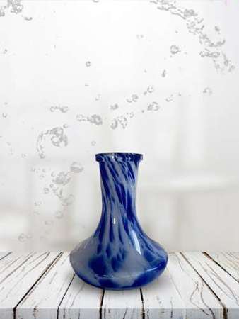 Glass VG Mini Craft Blue and White Crumb