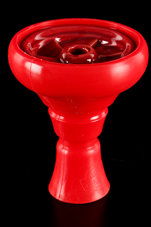 Hookah bowl Phunnel Kaya silicone Inset2 Red