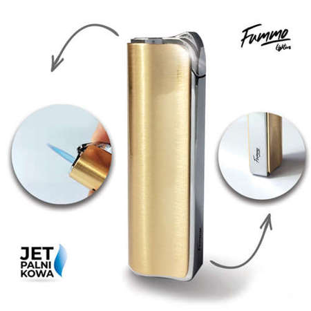 Lighter Fummo Avoca (Jet/Gold)