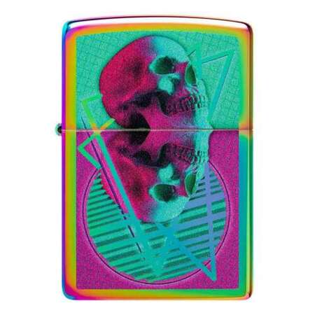 Lighter ZIPPO - SKULL MIRRORED