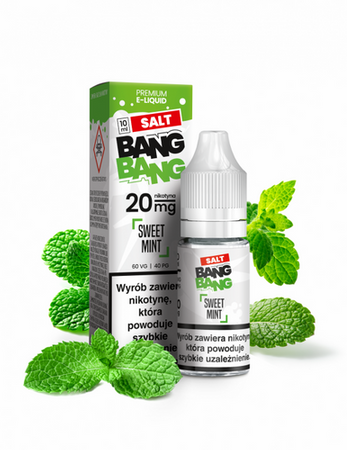 Liquid BANG BANG Salt 10ml - Sweet Mint 20mg
