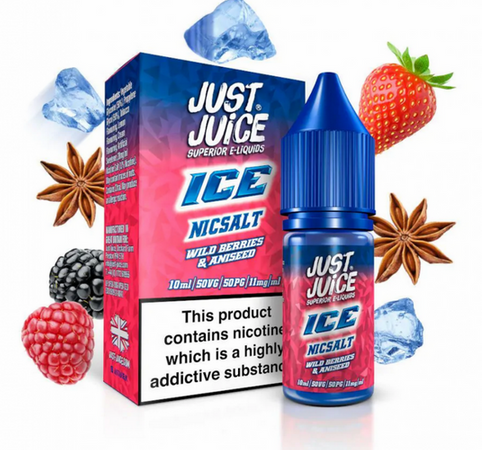Liquid Just Juice Ice 10ml - Wild Berries Anise 20mg