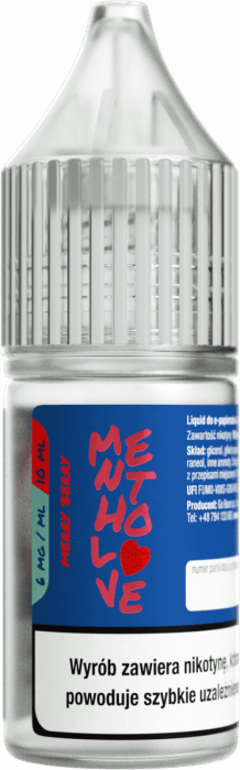 Liquid MENTHOLOVE 10ML - Merry Berry 6mg