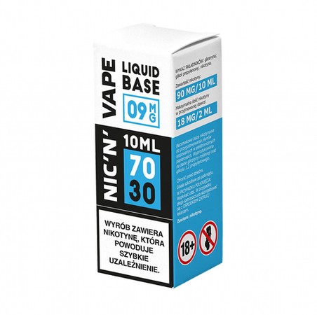 Nicotine Base NIC'N'VAPE 10ml 70/30 - 9mg