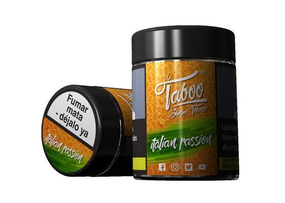 Shisha Tobacco TABOO Italian Passion 50g (Orange | Mint) 