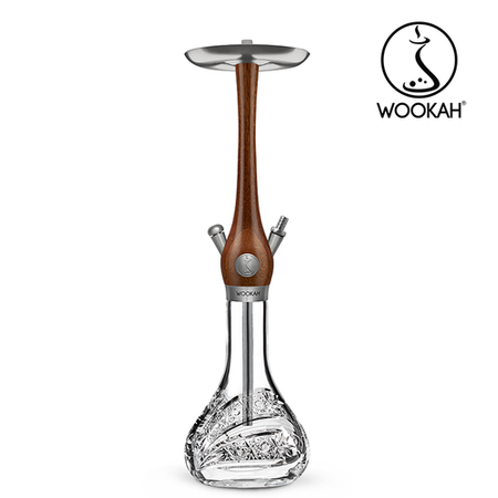 Waterpipe Wookah Crystal Comet Merbau