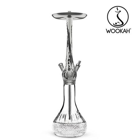 Waterpipe Wookah Crystal Gravity White/Black