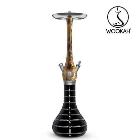 Waterpipe Wookah Mastercut Striped Black Ignis