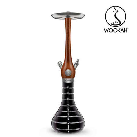 Waterpipe Wookah Mastercut Striped Black Merbau