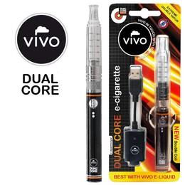 E-Zigarette KIT Vivo DUAL-CORE (Schwarz/Clear)