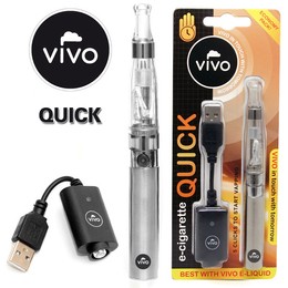 E-Zigarette KIT Vivo QUICK (Silber/Clear)
