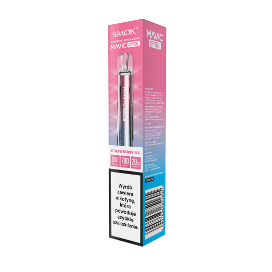 Einweg E-Zigarette SMOK Mavic Crystal Strawberry Ice 2ml 20mg