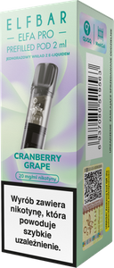 Kartusche ELFBAR Elfa Pro Pod Cranberry Grape 20mg 2ml