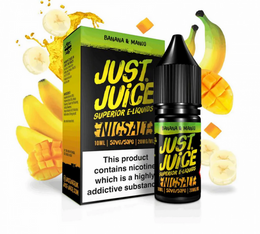Liquid Just Juice 10ml - Iconic Banana & Mango 20mg