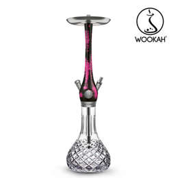 Wasserpfeife Wookah Crystal Check Black Pink