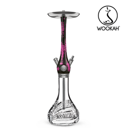 Wasserpfeife Wookah Crystal Comet Black Pink