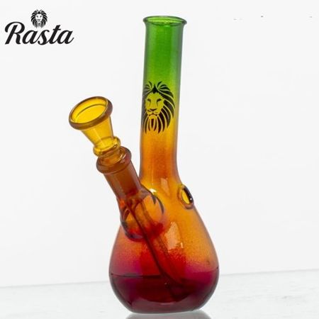 Bongo szklane Rasta | 14cm